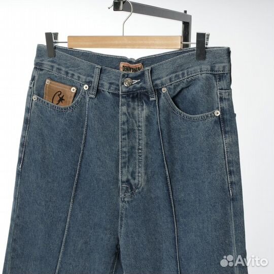 Джинсы corteiz голубые