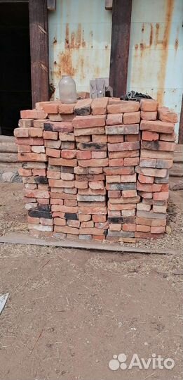 Кирпич печной б/у