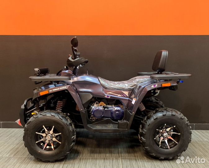 Квадроцикл MotoLand wild track X PRO 200 (серый)