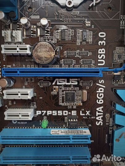 Материнская плата P7P55D-E LX сокет 1156