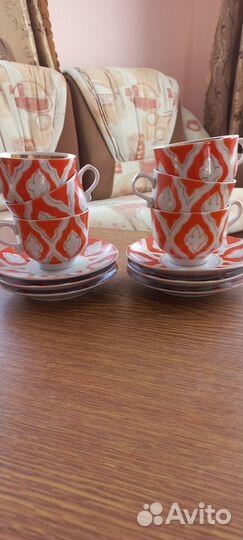 Редкий набор чайных пар 20 века