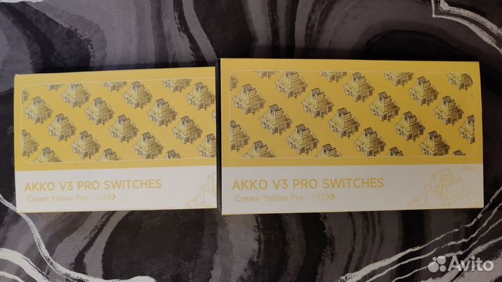 Свитчи для клавиатура Akko V3 Cream Yellow PRO