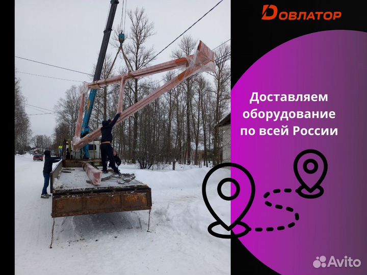 Легкий кран козловой мпу усиленный 5 т