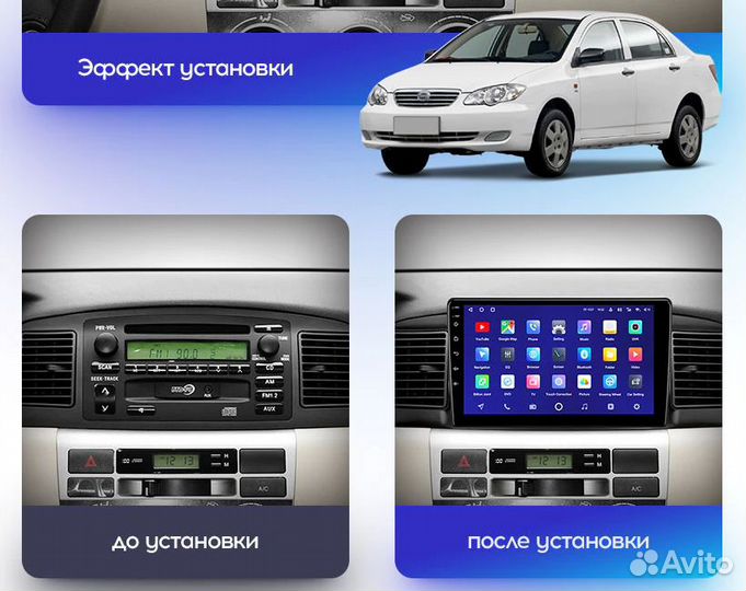 Магнитола BYD F3 Teyes