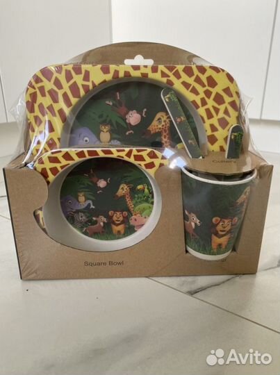 Наборы бамбуковой посуды для детей