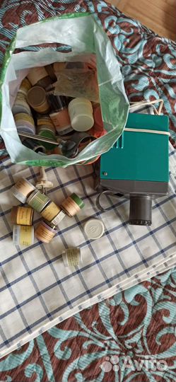 Проектор и диафильмы СССР