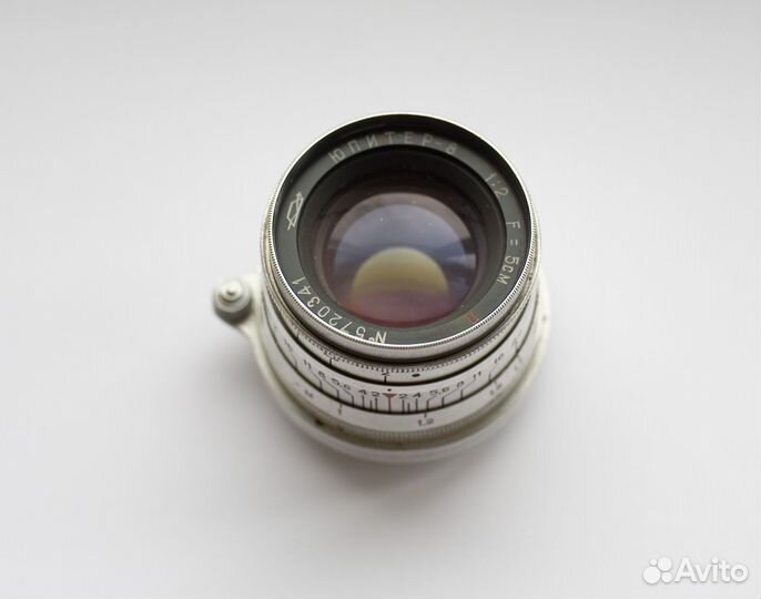 Юпитер-8 П 2/50мм поводковый белый