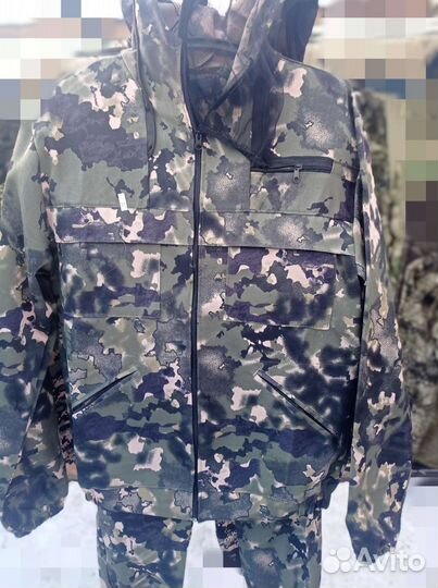 Камуфляжный летний костюм с сеткой