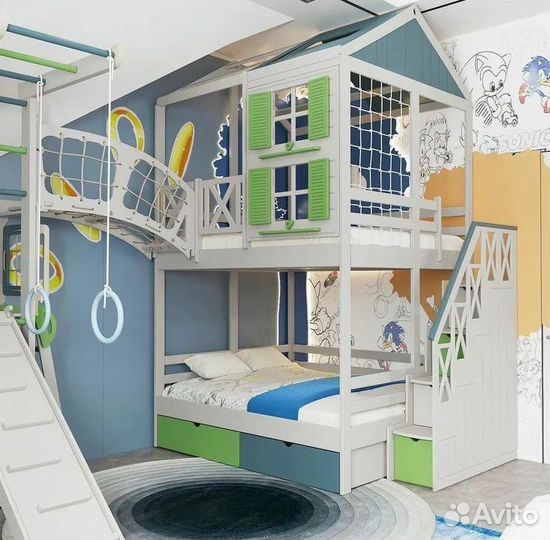 Детская комната для мальчика и девочки