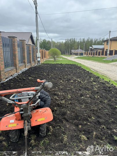 Выравнивание участка перекопка земли