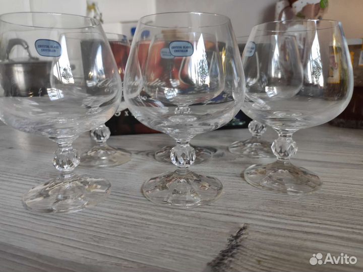 Новый набор коньячных бокалов