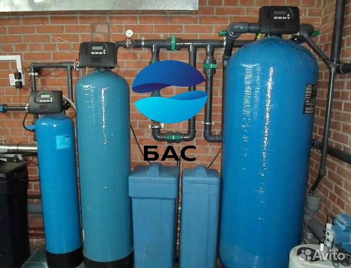 Очистка воды из скважины для коттеджа умягчения