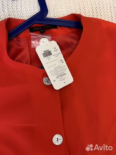 Красный жакет 5xl - 58 размер