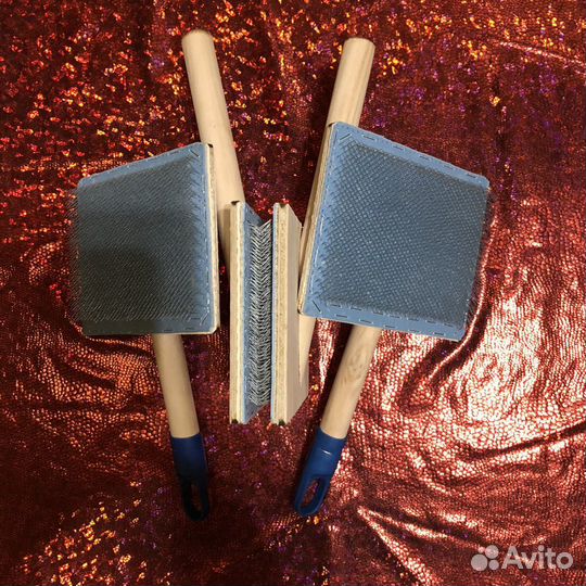 Чески (кардер ручной) для шерсти и пуха