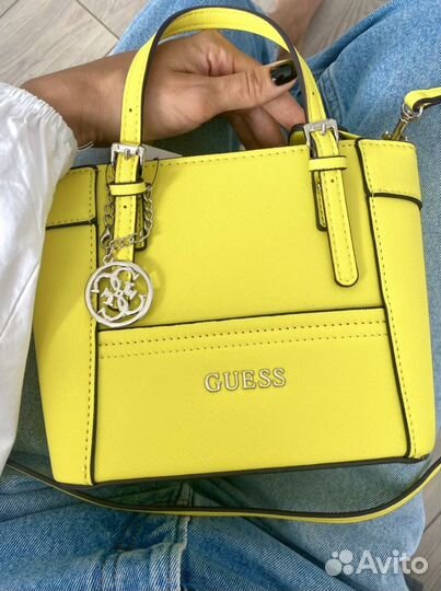 Guess delaney store tote bag