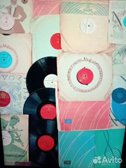 Пластинки для грамофона и патефона 50-60 г