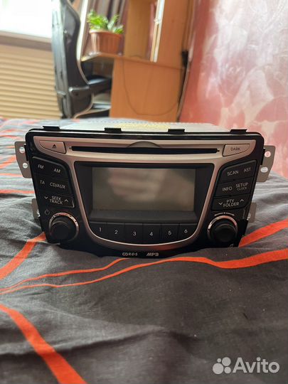 Магнитола hyundai solaris
