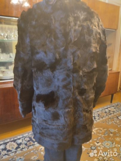 Шуба женская натуральная кролик