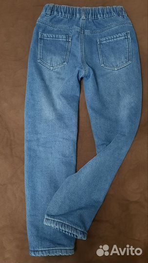 Джинсы утеплённые для девочки