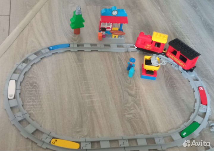 Lego duplo поезд два набора