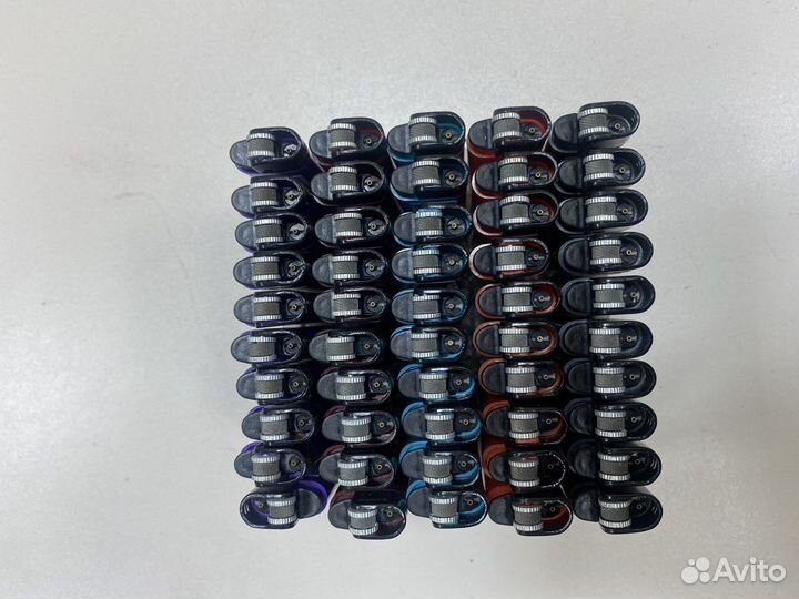 Зажигалка кремниевая для сигарет50 штук оптом