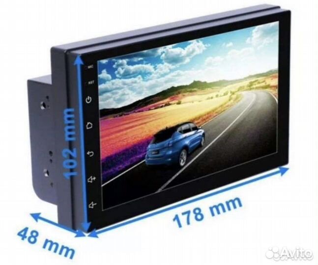 Магнитола 2 din android 7 дюймов 2/32