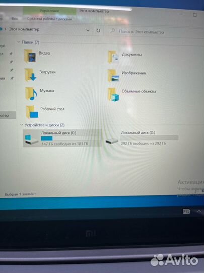 Ноутбукxiaomi/nvidiageforcemx150/IntеlCorei5-8250U
