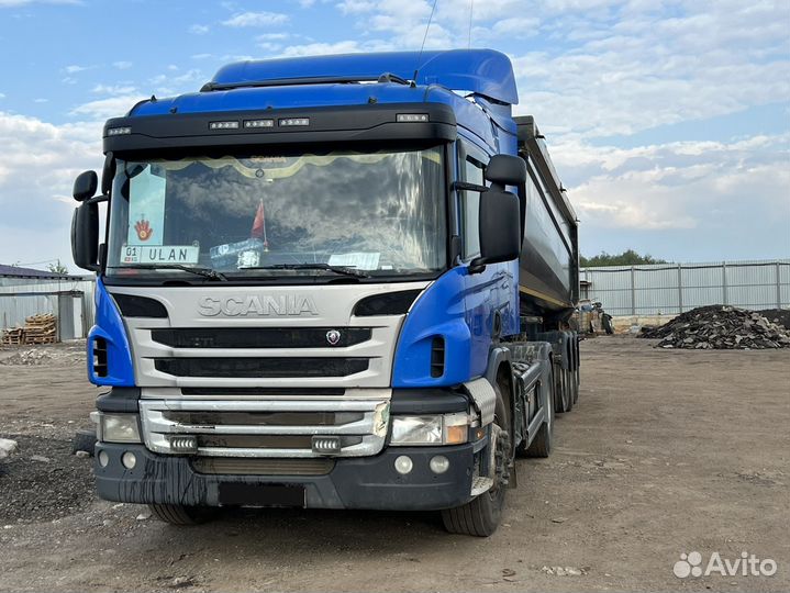 Scania P400 с полуприцепом, 2018