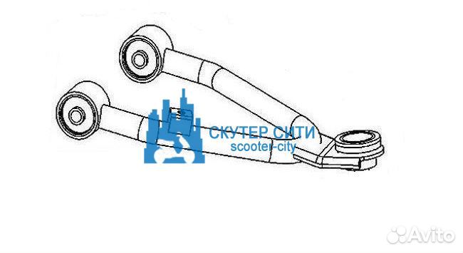 Рычаг передний верхний правый ATV Sagitta Orso 200