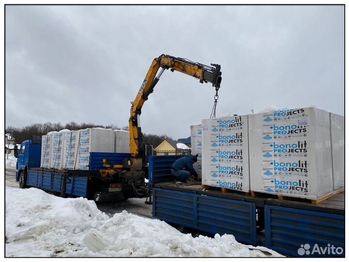 Газобетонные блоки газосиликат Бонолит