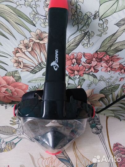 Маска для подводного плавания с трубкой