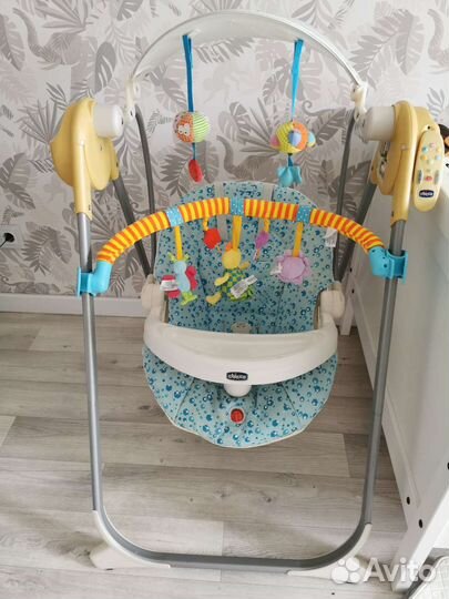 Детские электронные качели бу