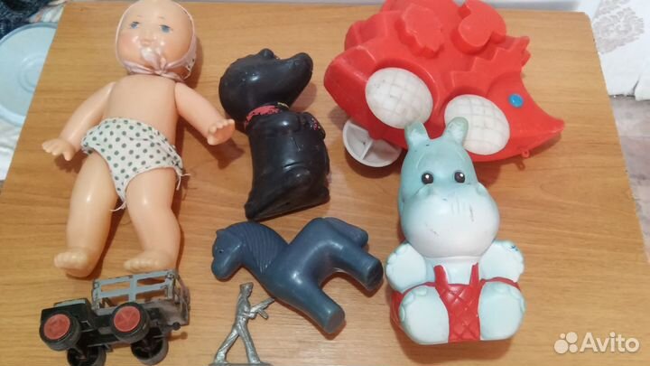 Игрушки Советских времен.Кукла,машинка,солдат и тд