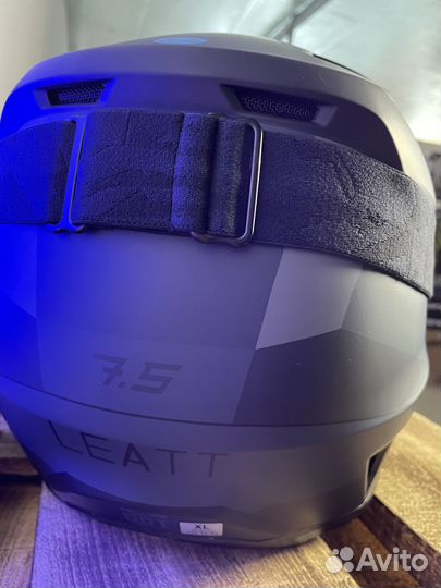 Мотошлем Leatt Moto 7.5 V23 Black + Очки