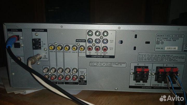 Усилитель с 2 ас б/у в хорошем состоянии продаётся