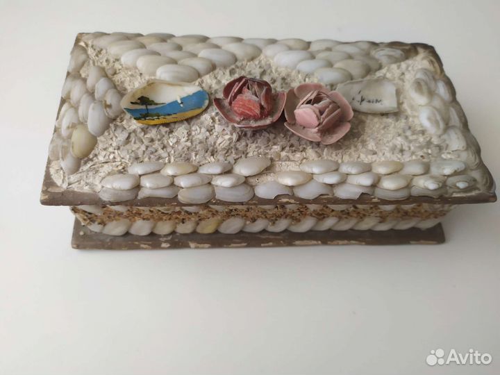 Шкатулка деревянная старинная