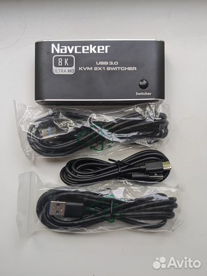 KVM свич hdmi 8k USB 3.0