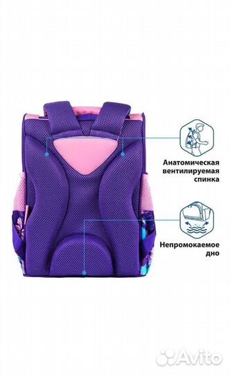 Новый Ранец школьный Пифагор Basic Butterflies