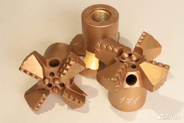 Долото PDC 171-4 мм. для скважин на воду (новое)