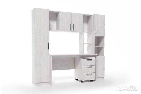 Стол компьютерный с надстройкой №7-1 (Улучшенная ф