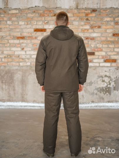 Зимний костюм nord на синтепоне, олива