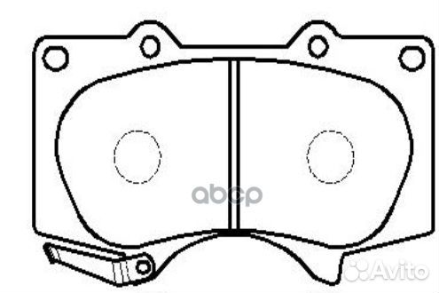 CKT-36 Колодки тормозные дисковые перед G