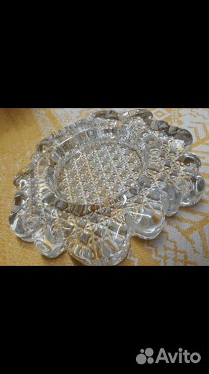 Пепельница хрустальная СССР