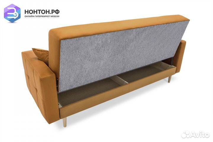 Диван книжка Фиеста коричневый