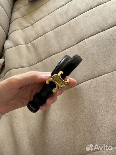 Ремень женский Celine tromphe оригинал из бутика