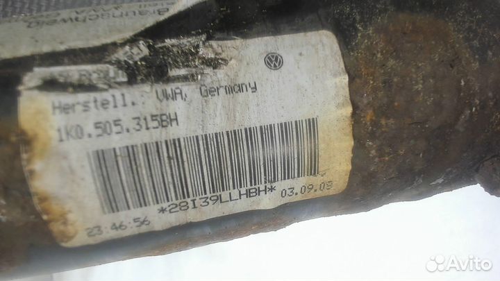 Балка подвески задняя Volkswagen Golf Plus, 2009