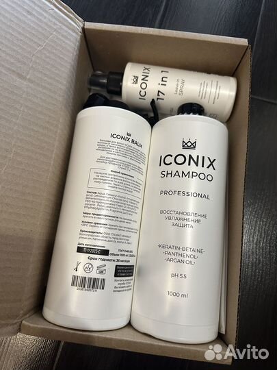 Iconix шампунь, бальзам, спрей для волос