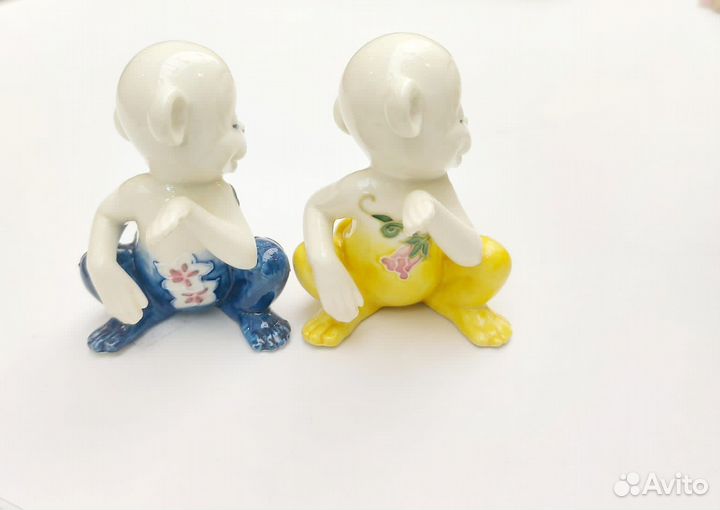 Фарфоровая статуэтка обезьянка Италия