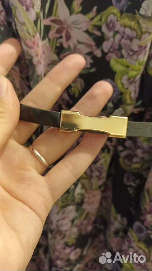 Платье new look чёрное в цветы 44-46