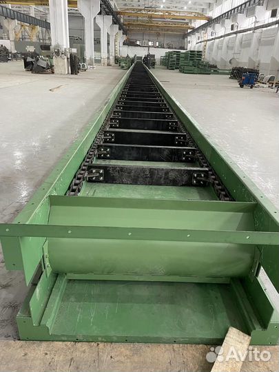 Транспортер скребковый для щепы